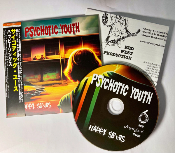 Psychotic Youth - Happy Songs (Slipcase CD / Japan Edition w. OBI) in the group CD / Bestsellers at Bengans Skivbutik AB (5690848)