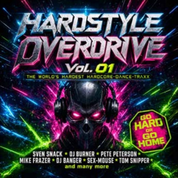 Various Artists - Hardstyle Overdrive Vol. 01 in the group CD / Upcoming releases / Pop-Rock at Bengans Skivbutik AB (5691136)