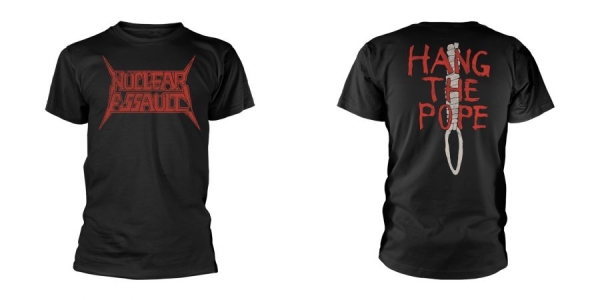 Nuclear Assault - T/S Hang The Pope (L) in the group MERCHANDISE / T-shirt / Kommande / Hårdrock at Bengans Skivbutik AB (5691198)