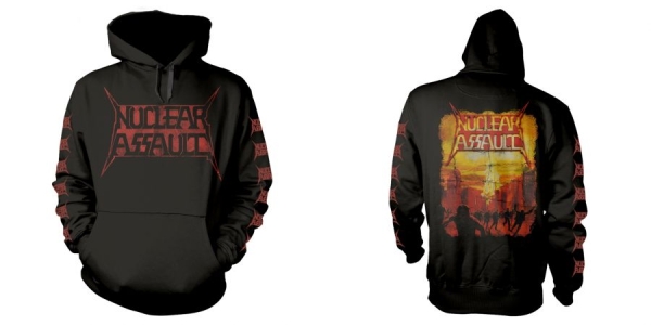 Nuclear Assault - Hood - Game Over (L) in the group MERCHANDISE / Hoodies / Kommande / Hårdrock at Bengans Skivbutik AB (5691228)