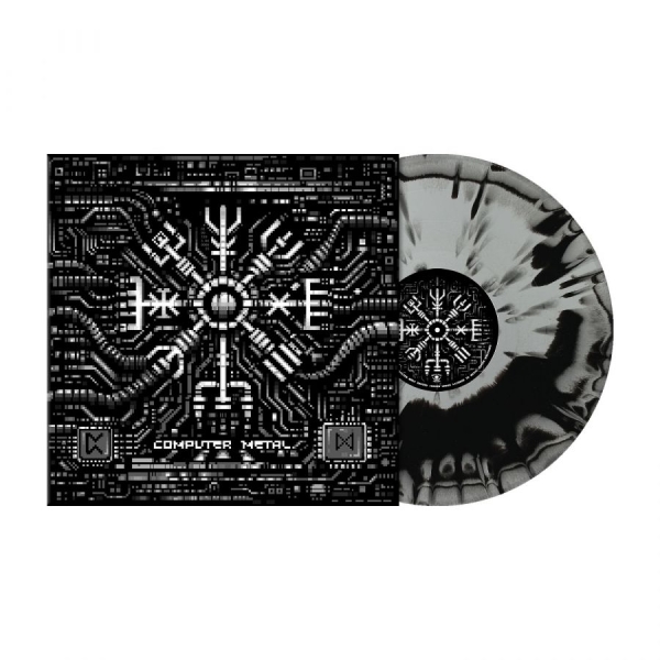 Master Boot Record - Computer Metal (Grey/Black Vinyl Lp in the group VINYL / Most Pre-Ordered at Bengans Skivbutik AB (5691336)