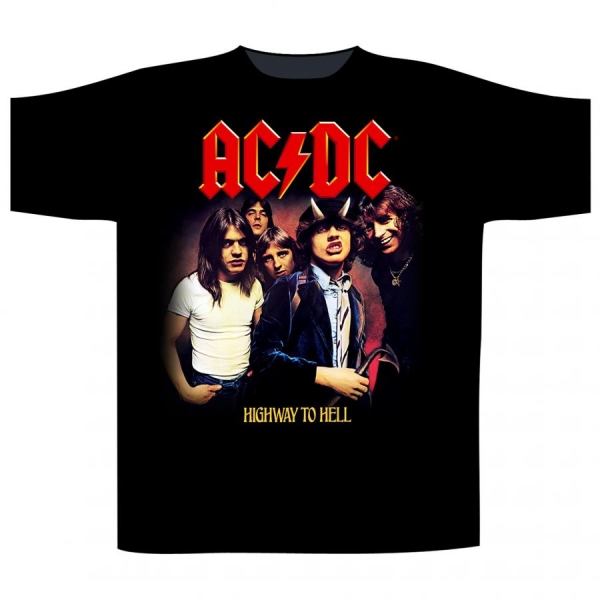 Ac/Dc - T/S Higway To Hell (Xl) in the group MERCHANDISE / T-shirt / Kommande / Hårdrock at Bengans Skivbutik AB (5691373)