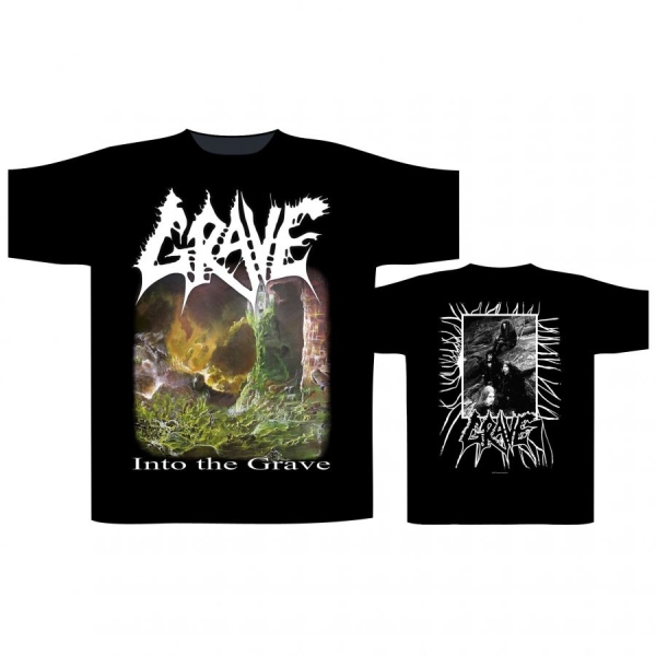 Grave - T/S Into The Grave (Xl) in the group MERCHANDISE / T-shirt / Kommande / Hårdrock at Bengans Skivbutik AB (5691378)