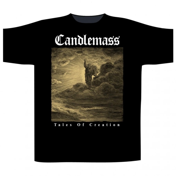 Candlemass - T/S Tales Of Creation (Xxl) in the group MERCHANDISE / T-shirt / Kommande / Hårdrock at Bengans Skivbutik AB (5691389)