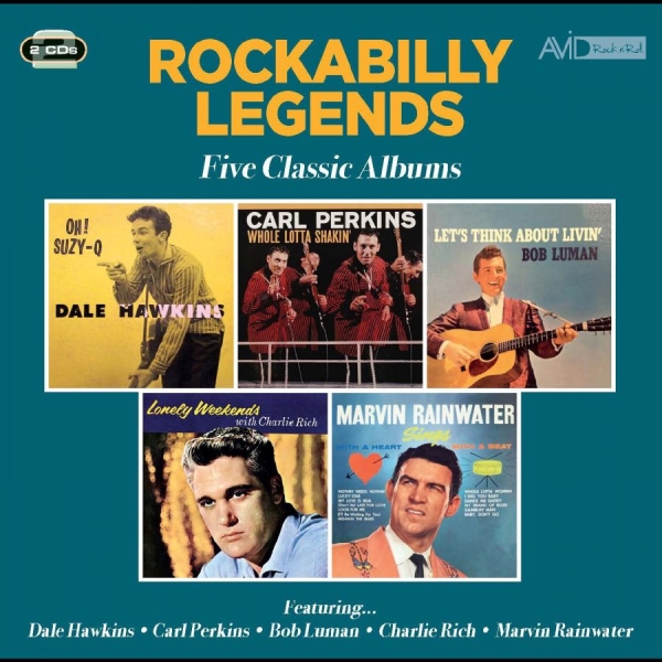 Hawkins / Perkins / Luman / Rich / - Rockabilly Legends - Five Classic A in the group CD / Upcoming releases / Pop-Rock at Bengans Skivbutik AB (5691589)