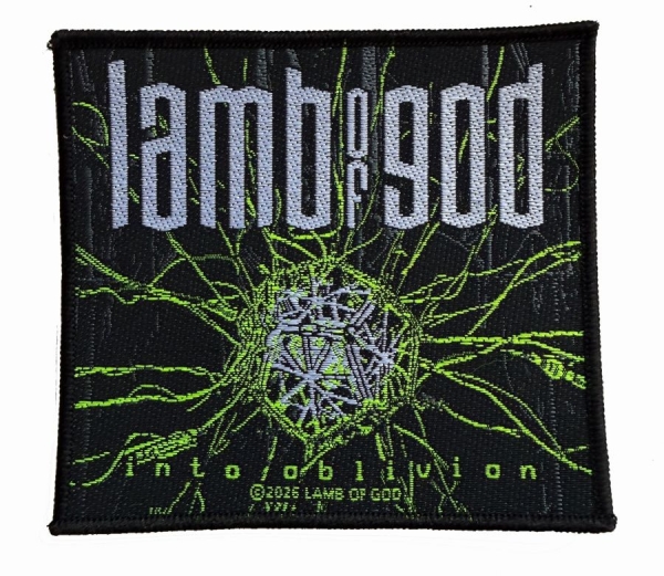 Lamb Of God - Patch Into Oblivion (9,5 Cm X 10,3 in the group MERCHANDISE / Accessoarer / Kommande / Hårdrock at Bengans Skivbutik AB (5691967)