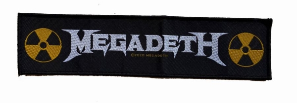 Megadeth - Patch Logo (4,8 Cm X 19,9 Cm) in the group MERCHANDISE / Accessoarer / Kommande / Hårdrock at Bengans Skivbutik AB (5691973)
