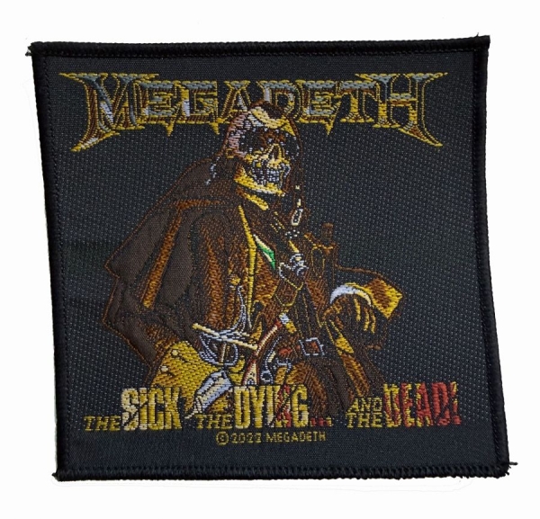 Megadeth - Patch Sick The, Dying The And Dead in the group MERCHANDISE / Accessoarer / Kommande / Hårdrock at Bengans Skivbutik AB (5691976)