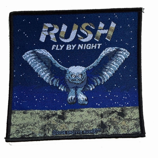 Rush - Patch Fly By Night (9,5 Cm X 10,1 C in the group MERCHANDISE / Accessoarer / Kommande / Hårdrock at Bengans Skivbutik AB (5691981)