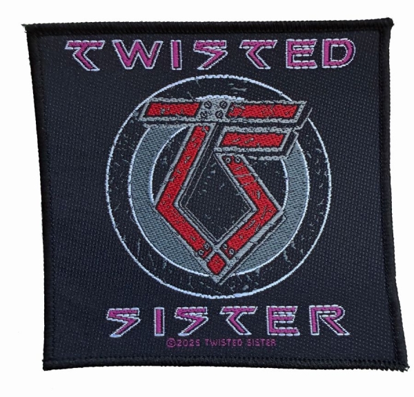 Twisted Sister - Patch Logo (9,8 Cm X 10,1 Cm) in the group MERCHANDISE / Accessoarer / Kommande / Hårdrock at Bengans Skivbutik AB (5691989)
