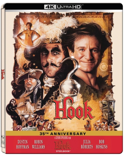 Movie - Hook (35Th Ltd Steelbook 2-Disc / 4K Uhd + Blu-Ray) in the group Movies / Film UHD-4K /  /  at Bengans Skivbutik AB (5692026)