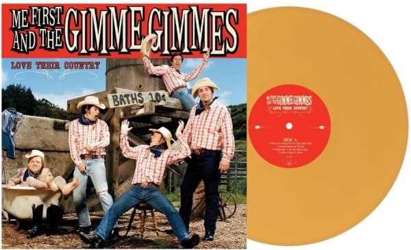 Me First And The Gimme Gimmes - Love Their Country (Mustard Vinyl L in the group VINYL / Upcoming releases / Pop-Rock at Bengans Skivbutik AB (5692055)