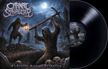 Carnal Savagery - Sickening Acts Of Barbarity (Black in the group VINYL / Most Pre-Ordered at Bengans Skivbutik AB (5692240)
