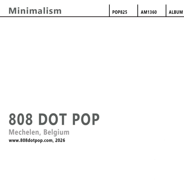 808 Dot Pop - Minimalism (White Album) in the group CD / Upcoming releases / Pop-Rock at Bengans Skivbutik AB (5692412)