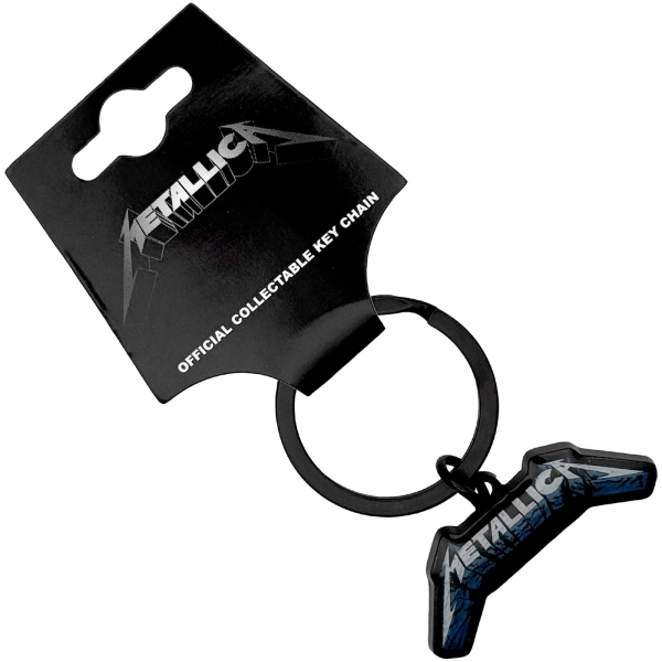 Metallica - Blue Shadow Logo Keychain in the group MERCHANDISE / Keyring / / at Bengans Skivbutik AB (5692759)