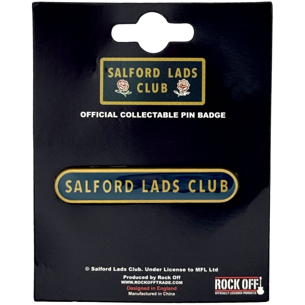 Salford Lads Club - Logo Pin Badge in the group MERCH / Accessories / Pins & badges at Bengans Skivbutik AB (5692786)