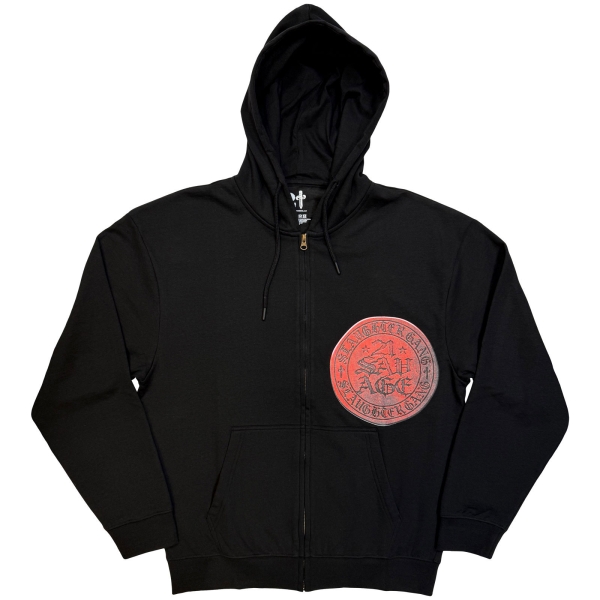 21 Savage - Slaughter Gang Seal Uni Bl Zip Hoodie in the group MERCHANDISE / Hoodies / Nyheter / Hip Hop-Rap at Bengans Skivbutik AB (5692967r)