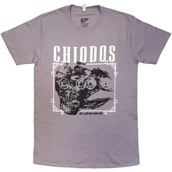 Chiodos - Awtew Faded Face Uni Purp T-Shirt in the group MERCHANDISE / T-shirt / Nyheter / Hårdrock at Bengans Skivbutik AB (5692980r)
