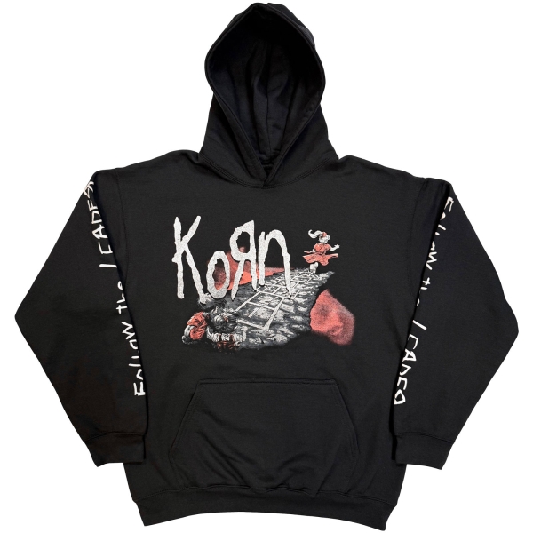 Korn - Follow The Leader Uni Bl Hoodie in the group MERCHANDISE / Hoodies / Nyheter / Hårdrock at Bengans Skivbutik AB (5692999r)