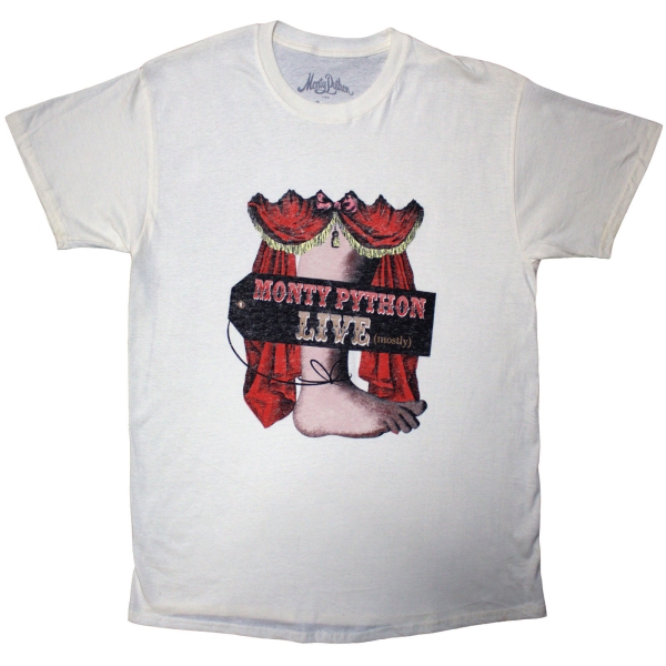 Monty Python - Live Uni Natrl T-Shirt in the group MERCHANDISE / T-shirt / Nyheter / Film-Musikal at Bengans Skivbutik AB (5693007r)