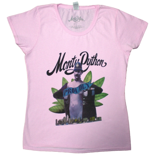 Monty Python - Proudly Lady Pink T-Shirt in the group MERCHANDISE / T-shirt / Nyheter / Film-Musikal at Bengans Skivbutik AB (5693009r)