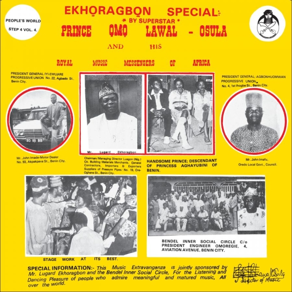Prince *M* Lawal-Osula And His Roya - Oru Ye Ye Ye in the group VINYL / Upcoming releases / Jazz at Bengans Skivbutik AB (5693155)