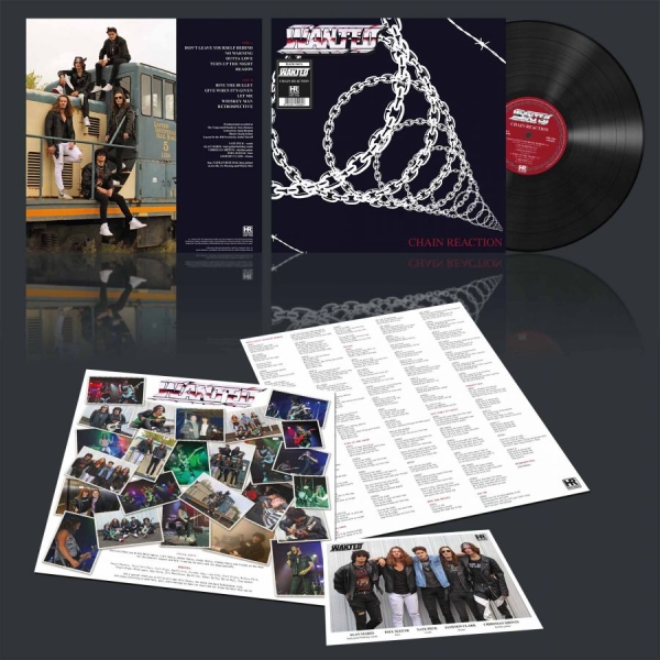Wanted - Chain Reaction (Black Vinyl Lp) in the group VINYL / Upcoming releases / Hårdrock at Bengans Skivbutik AB (5693198)