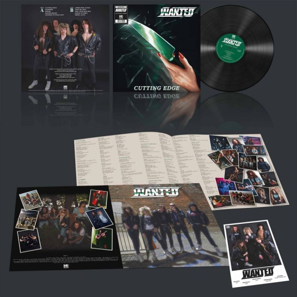 Wanted - Cutting Edge (Black Vinyl Lp) in the group VINYL / Upcoming releases / Hårdrock at Bengans Skivbutik AB (5693200)