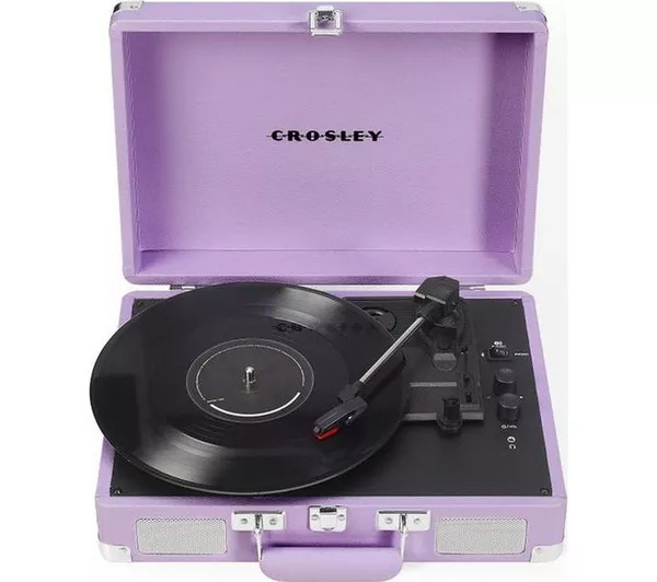 Vinylspelare - Cruiser Plus Portable Turntable (Lavender) in the group Equipment & accessories / Turntables at Bengans Skivbutik AB (5693699)