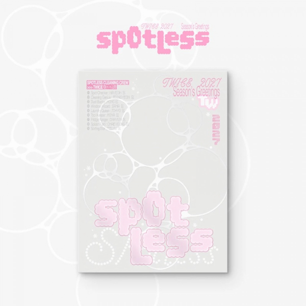 Twice - 2027 Seasons Greetings - Spotless + Apple in the group MERCHANDISE / Merch / Kommande / K-Pop at Bengans Skivbutik AB (5693894)