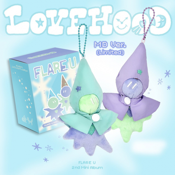 Flare U - Lovehood (MD Ver.) (Limited Edition) (Random Ver.) in the group MERCHANDISE / Merch+Code / Kommande / K-Pop at Bengans Skivbutik AB (5693928)