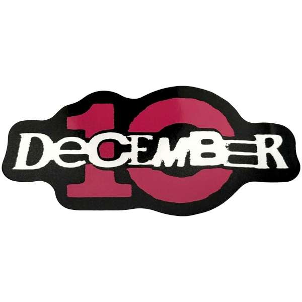 December 10 - Logo Sticker in the group MERCHANDISE / Merch / Nyheter / Pop-Rock at Bengans Skivbutik AB (5694738)