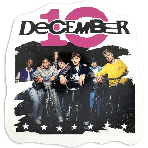 December 10 - Bike Poster Sticker in the group MERCHANDISE / Merch / Nyheter / Pop-Rock at Bengans Skivbutik AB (5694739)