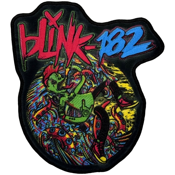 Blink-182 - Overboard Event Woven Patch in the group MERCH / Accessories / Patches at Bengans Skivbutik AB (5694783)