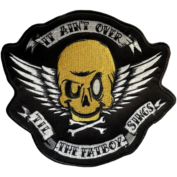 Fatboy Slim - Skull Woven Patch in the group MERCH / Accessories / Patches at Bengans Skivbutik AB (5694812)