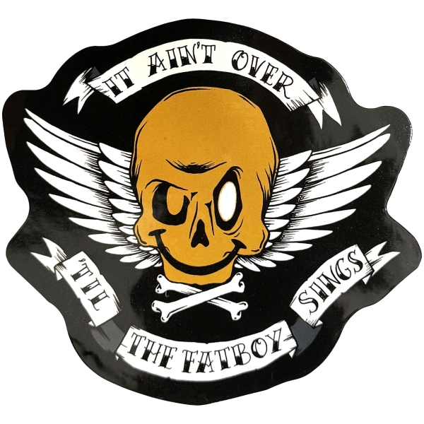 Fatboy Slim - Skull Sticker in the group MERCHANDISE / Merch / Nyheter / Dance-Techno at Bengans Skivbutik AB (5694817)