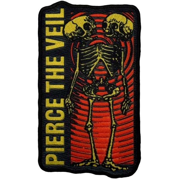 Pierce The Veil - Wavy Skeleton Woven Patch in the group MERCH / Accessories / Patches at Bengans Skivbutik AB (5694919)