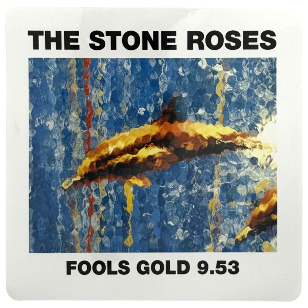 The Stone Roses - Fools Gold Sticker in the group MERCHANDISE / Merch / Nyheter / Pop-Rock at Bengans Skivbutik AB (5694943)