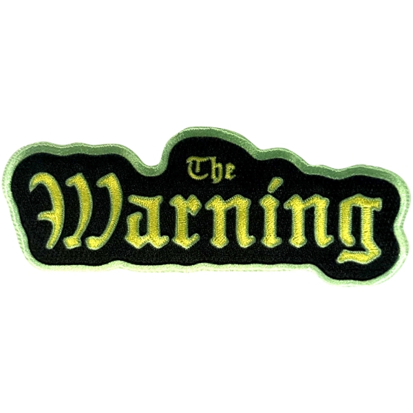 Warning - Logo Woven Patch in the group MERCH / Accessories / Patches at Bengans Skivbutik AB (5694997)