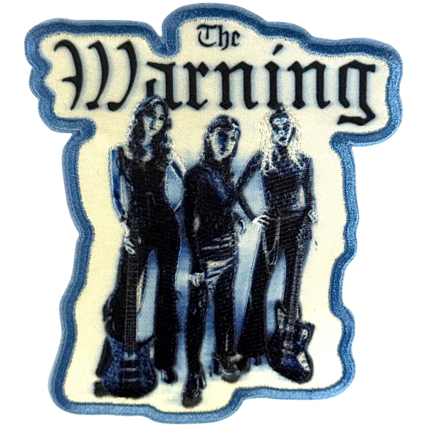 Warning - Blue Blur Woven Patch in the group MERCH / Accessories / Patches at Bengans Skivbutik AB (5694999)