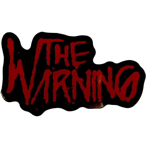 Warning - Splatter Logo Sticker in the group MERCHANDISE / Merch / Nyheter / Hårdrock at Bengans Skivbutik AB (5695004)