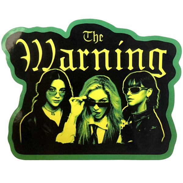 Warning - Yellow Girls Sticker in the group MERCH / Gadgets / Stickers at Bengans Skivbutik AB (5695008)