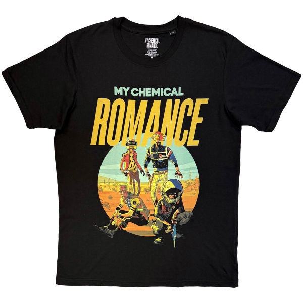 My Chemical Romance - Desert Bikers Uni Bl T-Shirt in the group MERCHANDISE / T-shirt / Nyheter / Pop-Rock at Bengans Skivbutik AB (5695034r)