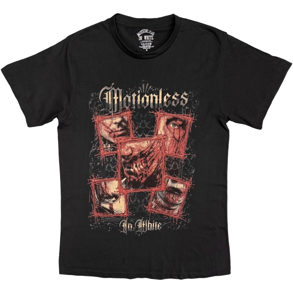 Motionless In White - Torn In Time Uni Bl T-Shirt in the group MERCHANDISE / T-shirt / Nyheter / Hårdrock at Bengans Skivbutik AB (5695039r)