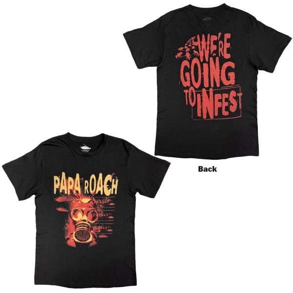 Papa Roach - Infest Uni Bl T-Shirt in the group MERCHANDISE / T-shirt / Nyheter / Hårdrock at Bengans Skivbutik AB (5695044r)