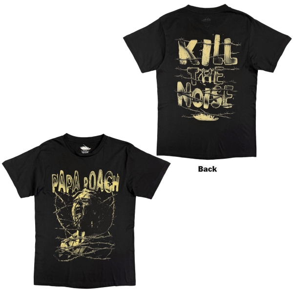 Papa Roach - Kill The Noise Uni Bl T-Shirt in the group MERCHANDISE / T-shirt / Nyheter / Hårdrock at Bengans Skivbutik AB (5695045r)