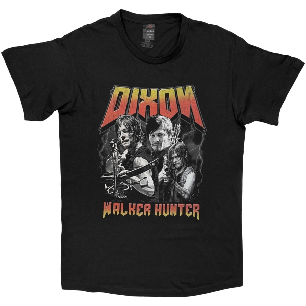 The Walking Dead - Walker Hunter Uni Bl T-Shirt in the group MERCHANDISE / T-shirt / Nyheter / Film-Musikal at Bengans Skivbutik AB (5695332r)
