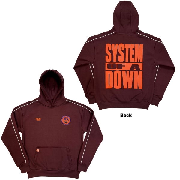 System Of A Down - Dusseldorf Event Tour 26 Uni Maroon Hoodie in the group MERCHANDISE / Hoodies / Nyheter / Hårdrock at Bengans Skivbutik AB (5695346r)
