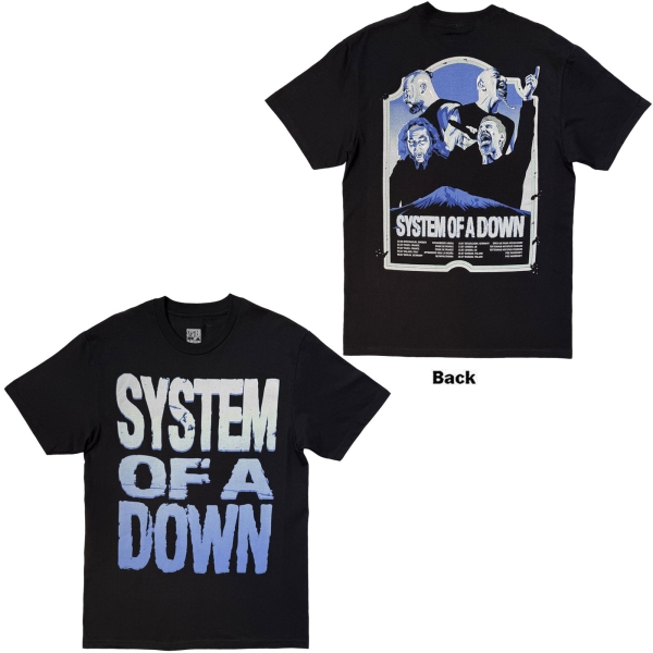 System Of A Down - Mount Ararat Tour 26 Uni Bl T-Shirt in the group MERCHANDISE / T-shirt / Nyheter / Hårdrock at Bengans Skivbutik AB (5695354r)