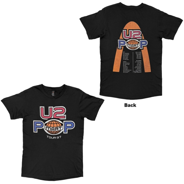 U2 - Popmart European Tour 97 Uni Bl T-Shirt in the group MERCH / Clothing / T-shirts at Bengans Skivbutik AB (5695361r)